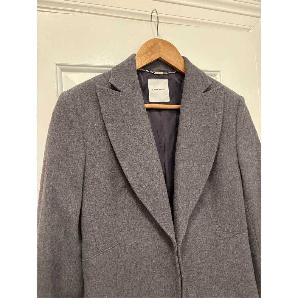 CoSTUME NATIONAL Classic Grey Wool Blazer Size 42 or US 6 - Picture 2 of 6
